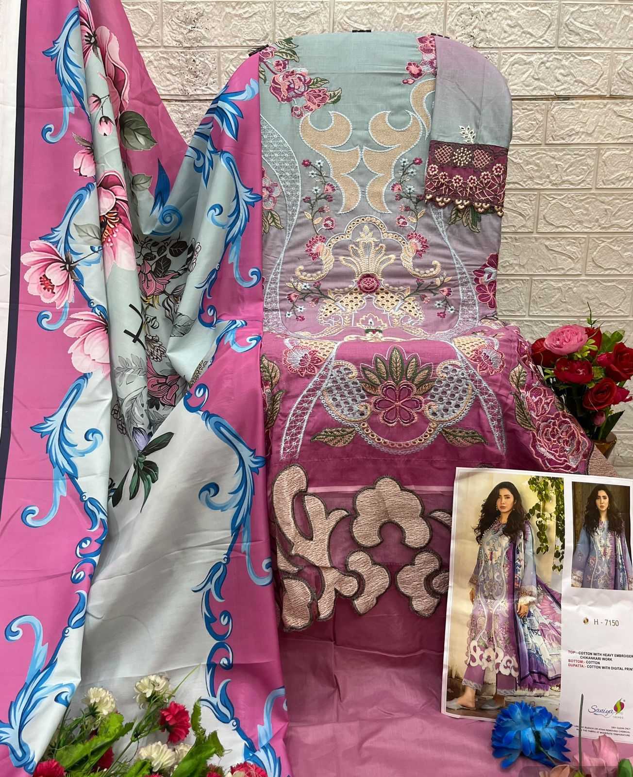 YNF Wholesale Cotton Cotton Kurtis KESH677 SANIYA TRENDZ 7150 | Surat Manufacturer