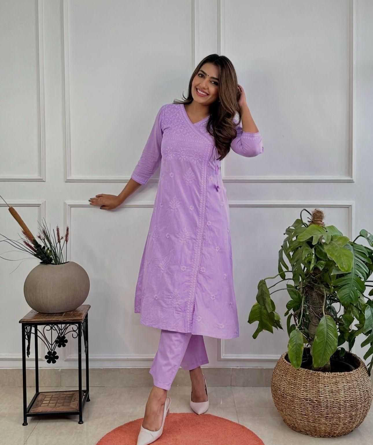 YNF Wholesale Cotton Casual Kurtis KESH684 chikankari | Surat Manufacturer