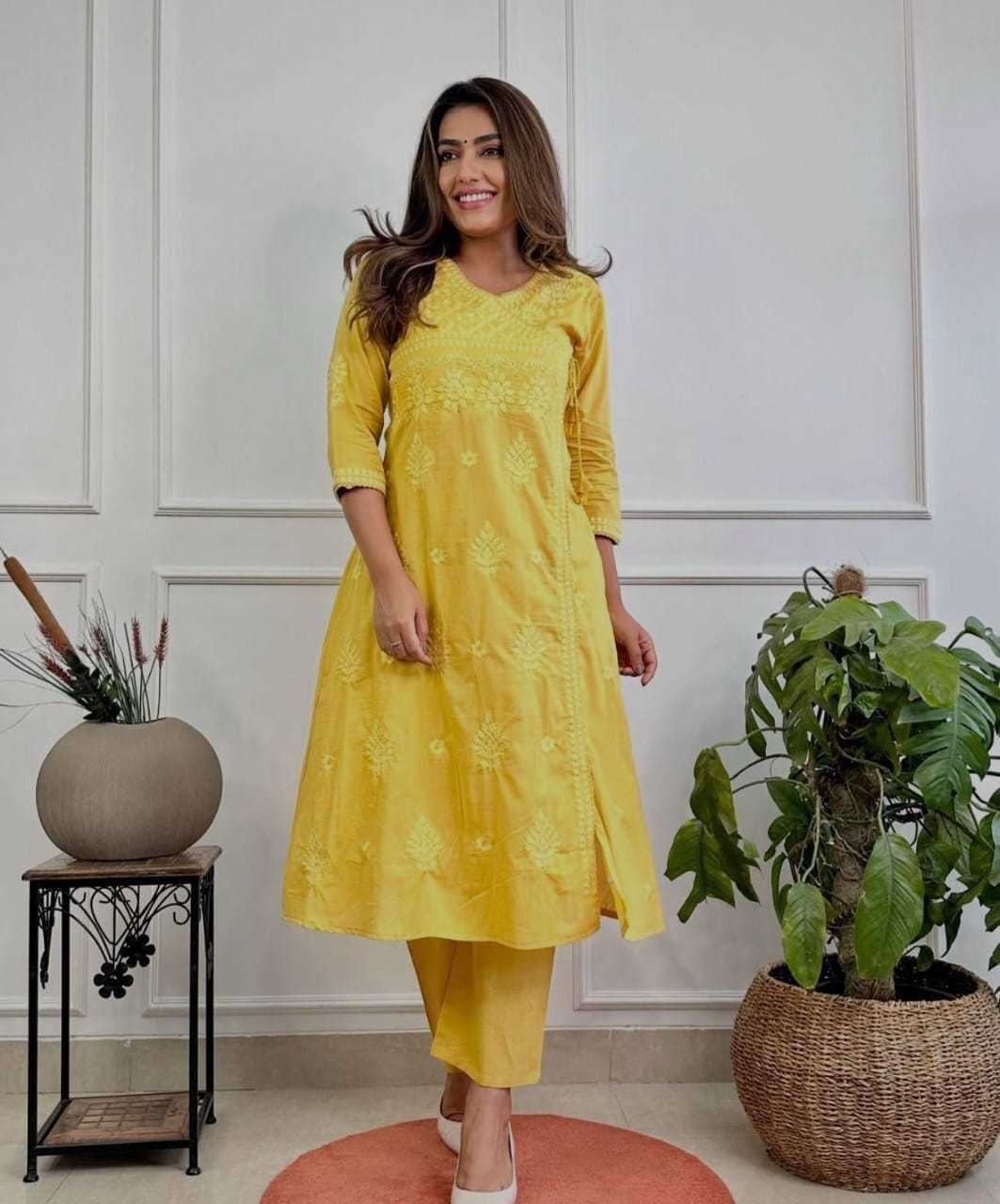 YNF Wholesale Cotton Casual Kurtis KESH684 chikankari | Surat Manufacturer