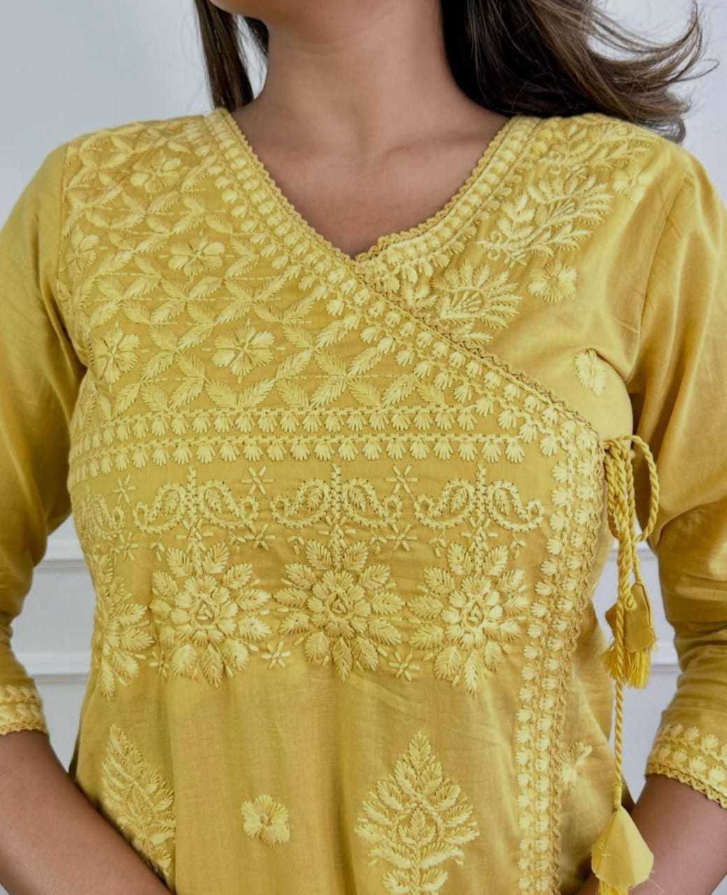 YNF Wholesale Cotton Casual Kurtis KESH684 chikankari | Surat Manufacturer
