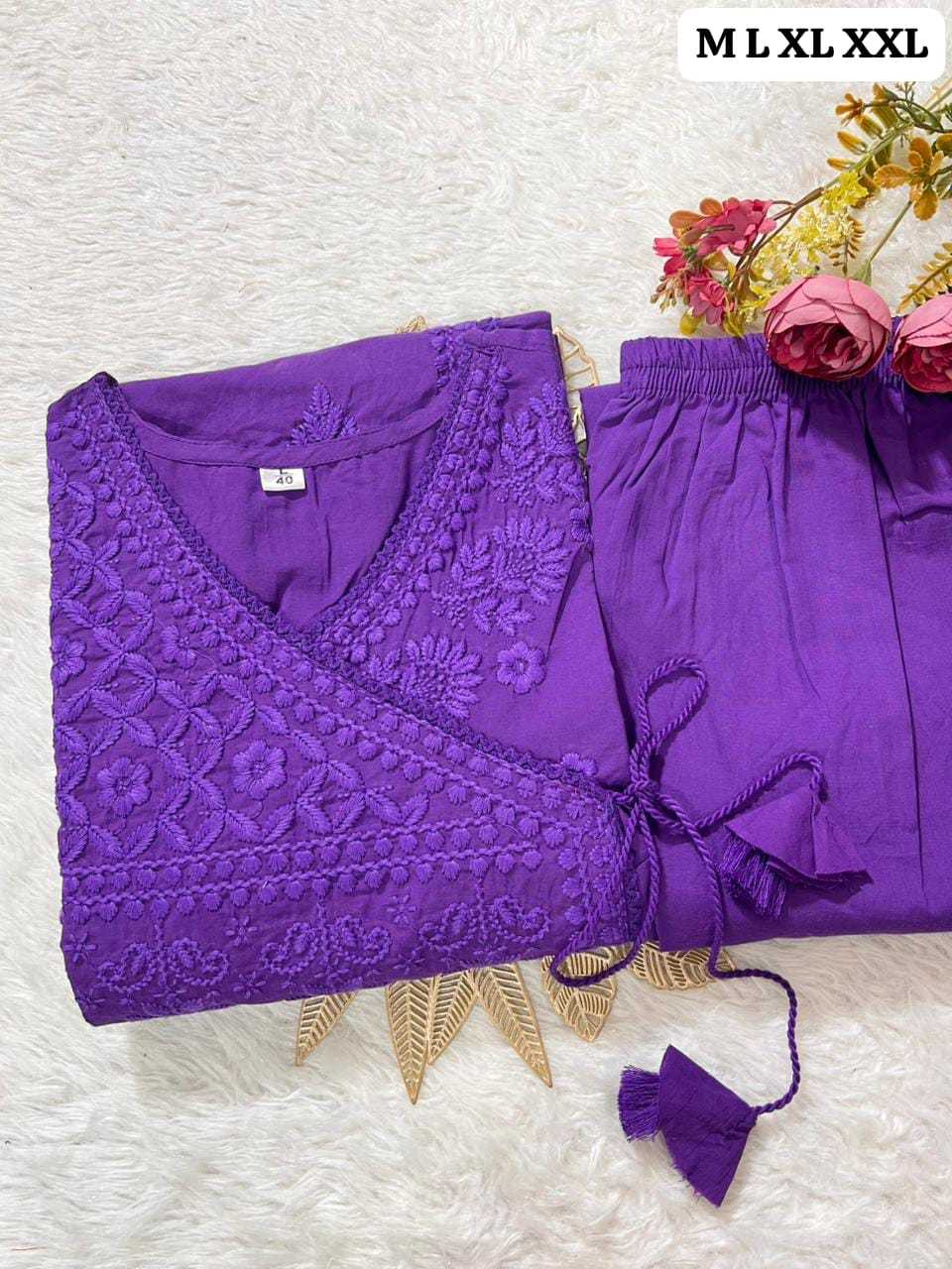 YNF Wholesale Cotton Casual Kurtis KESH684 chikankari | Surat Manufacturer