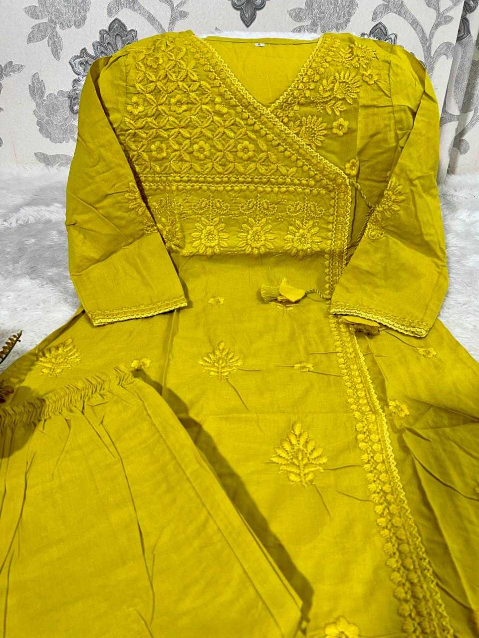 YNF Wholesale Cotton Casual Kurtis KESH684 chikankari | Surat Manufacturer