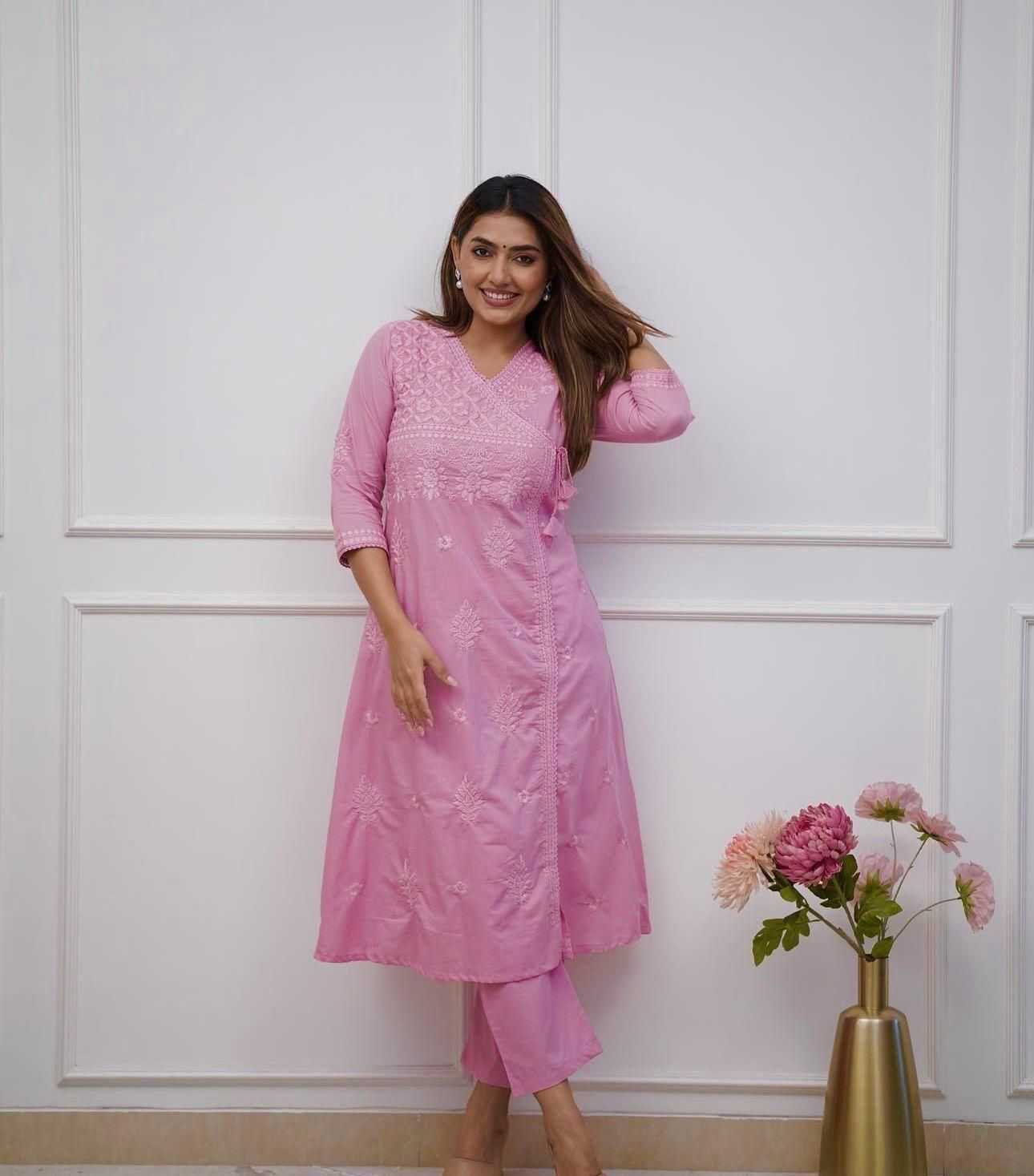 YNF Wholesale Cotton Casual Kurtis KESH684 chikankari | Surat Manufacturer