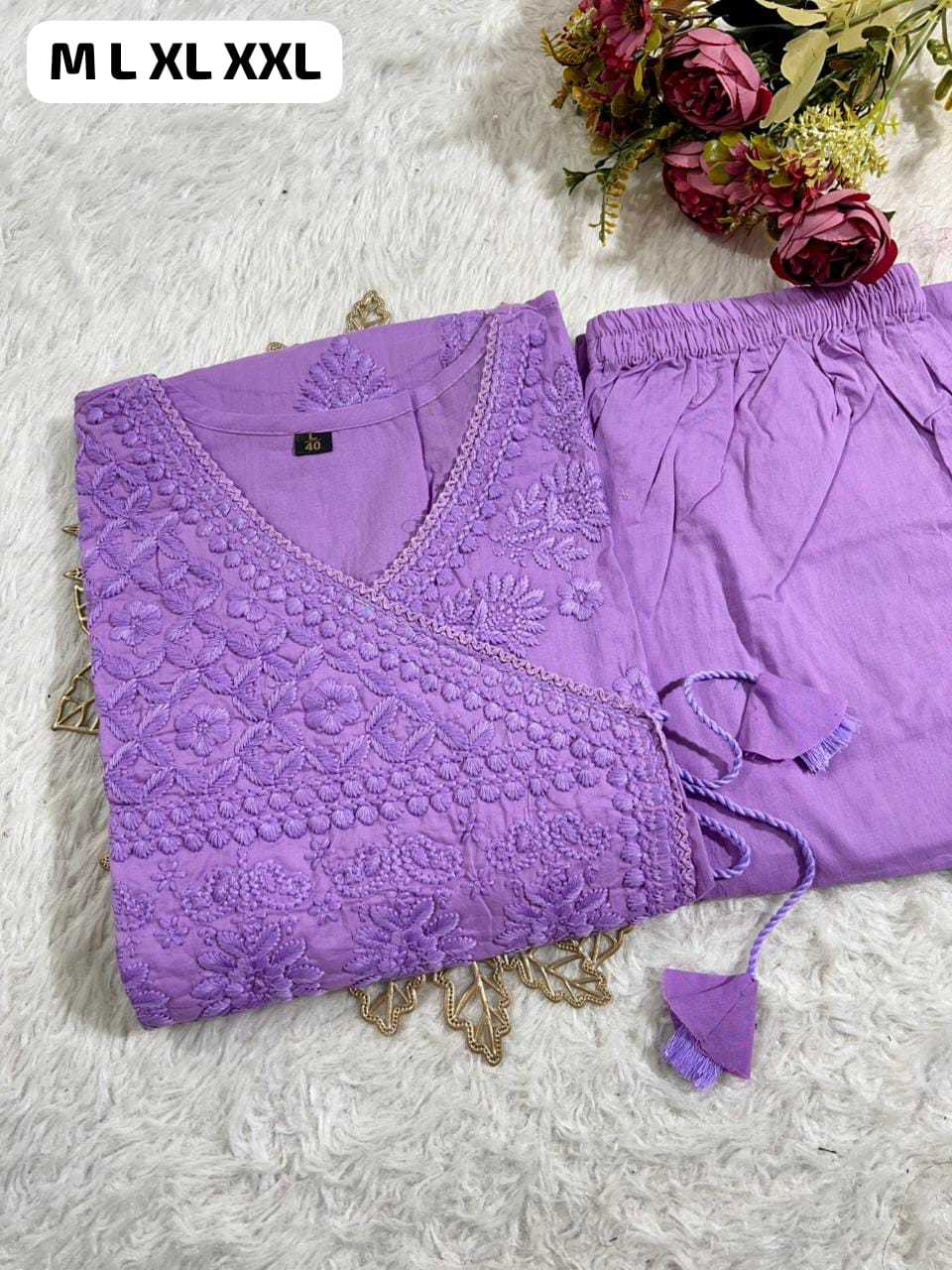 YNF Wholesale Cotton Casual Kurtis KESH684 chikankari | Surat Manufacturer