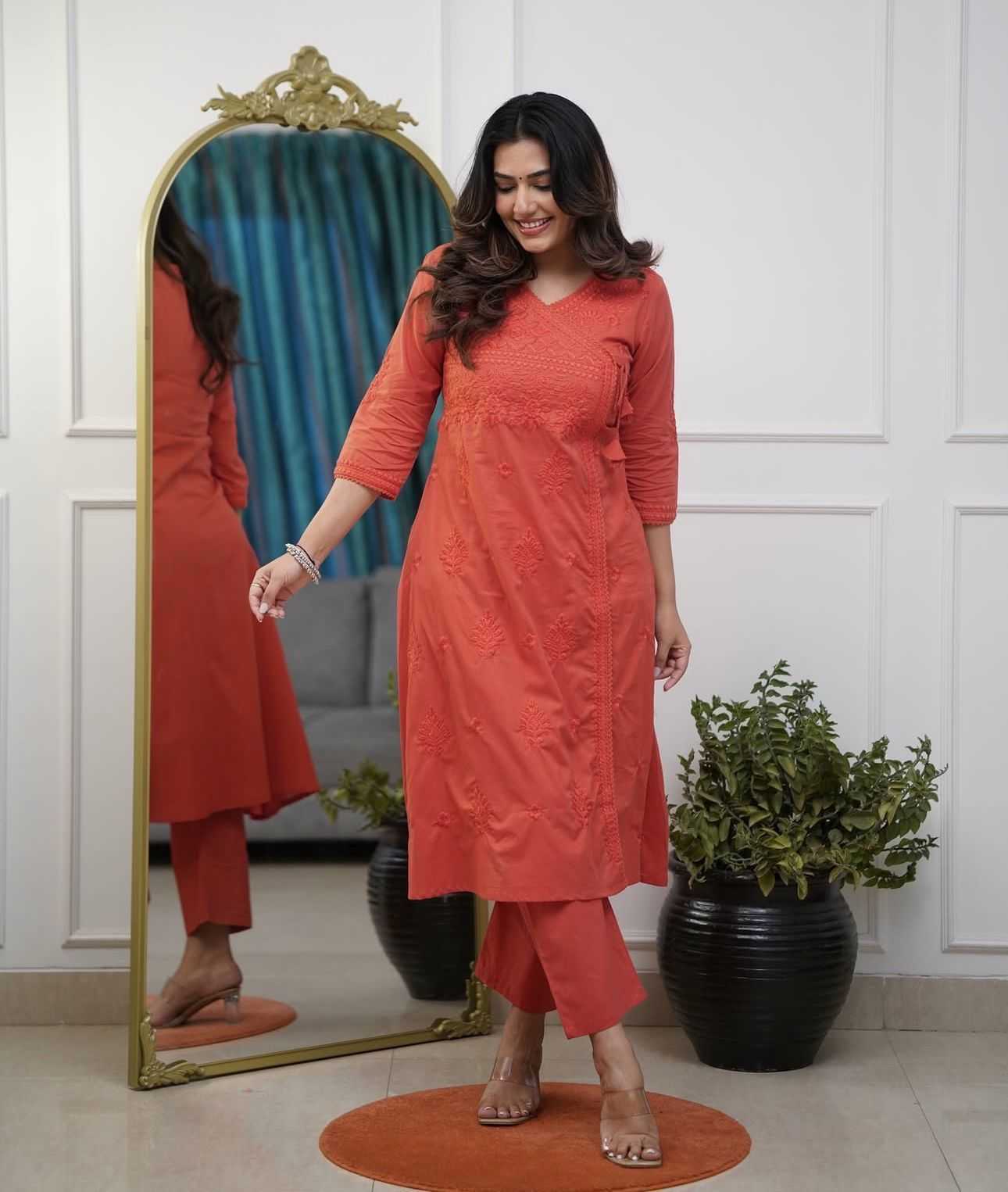 YNF Wholesale Cotton Casual Kurtis KESH684 chikankari | Surat Manufacturer