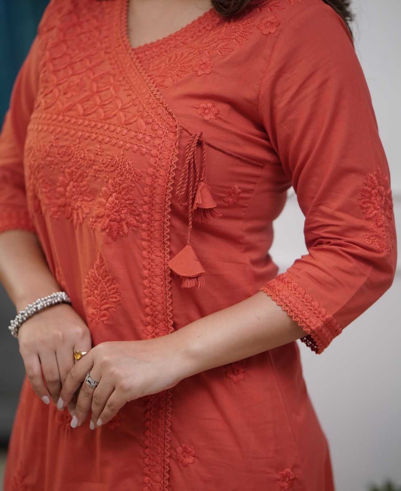 YNF Wholesale Cotton Casual Kurtis KESH684 chikankari | Surat Manufacturer
