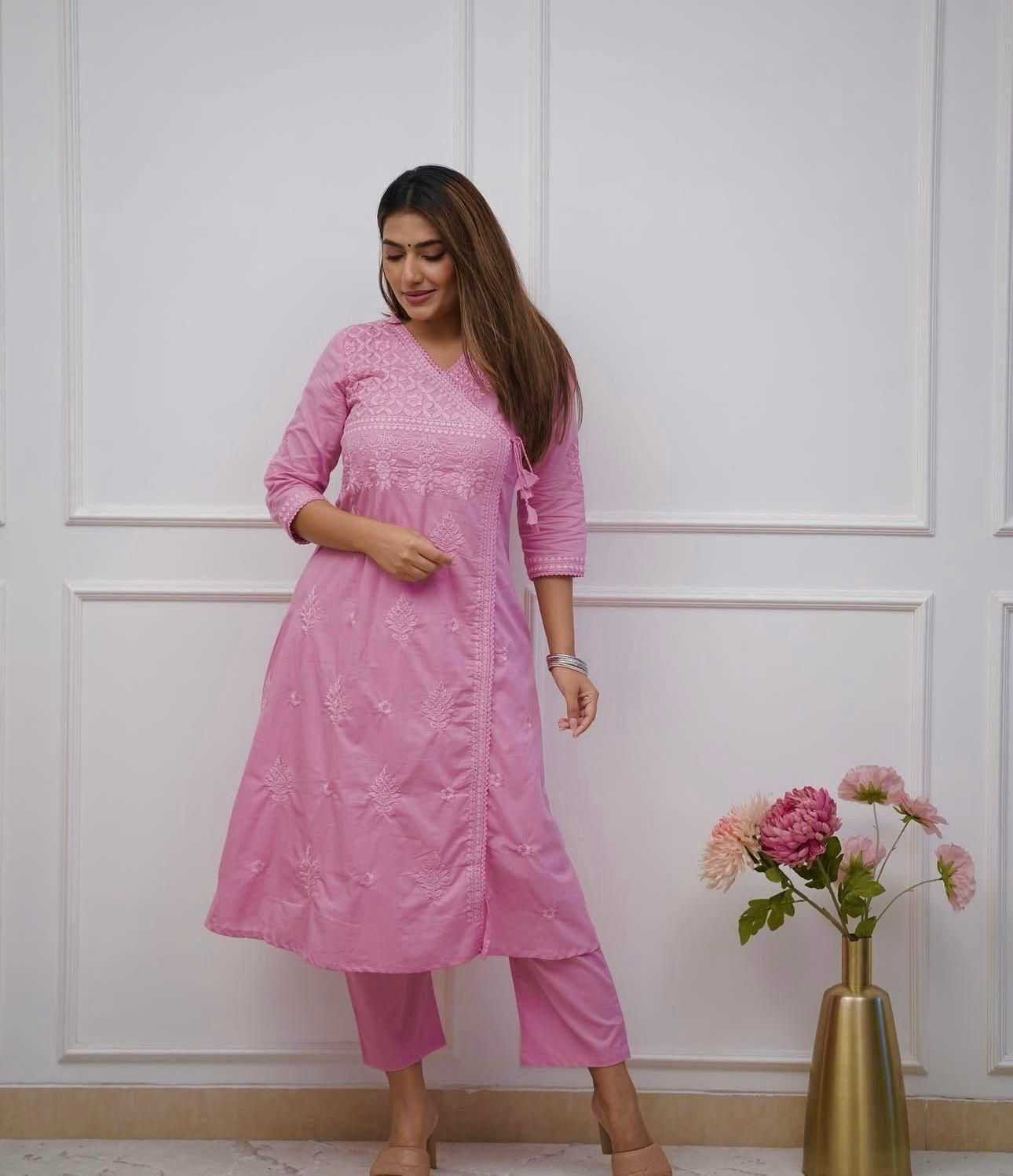 YNF Wholesale Cotton Casual Kurtis KESH684 chikankari | Surat Manufacturer