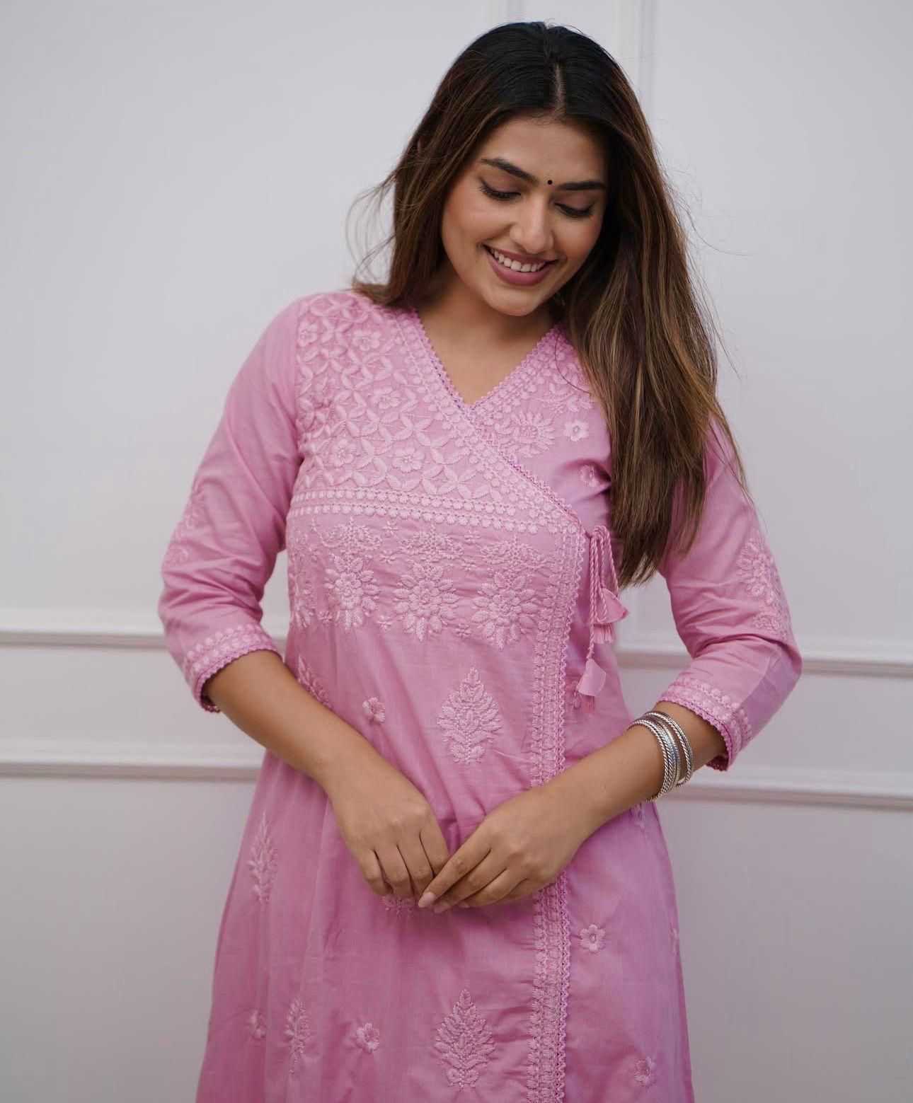 YNF Wholesale Cotton Casual Kurtis KESH684 chikankari | Surat Manufacturer