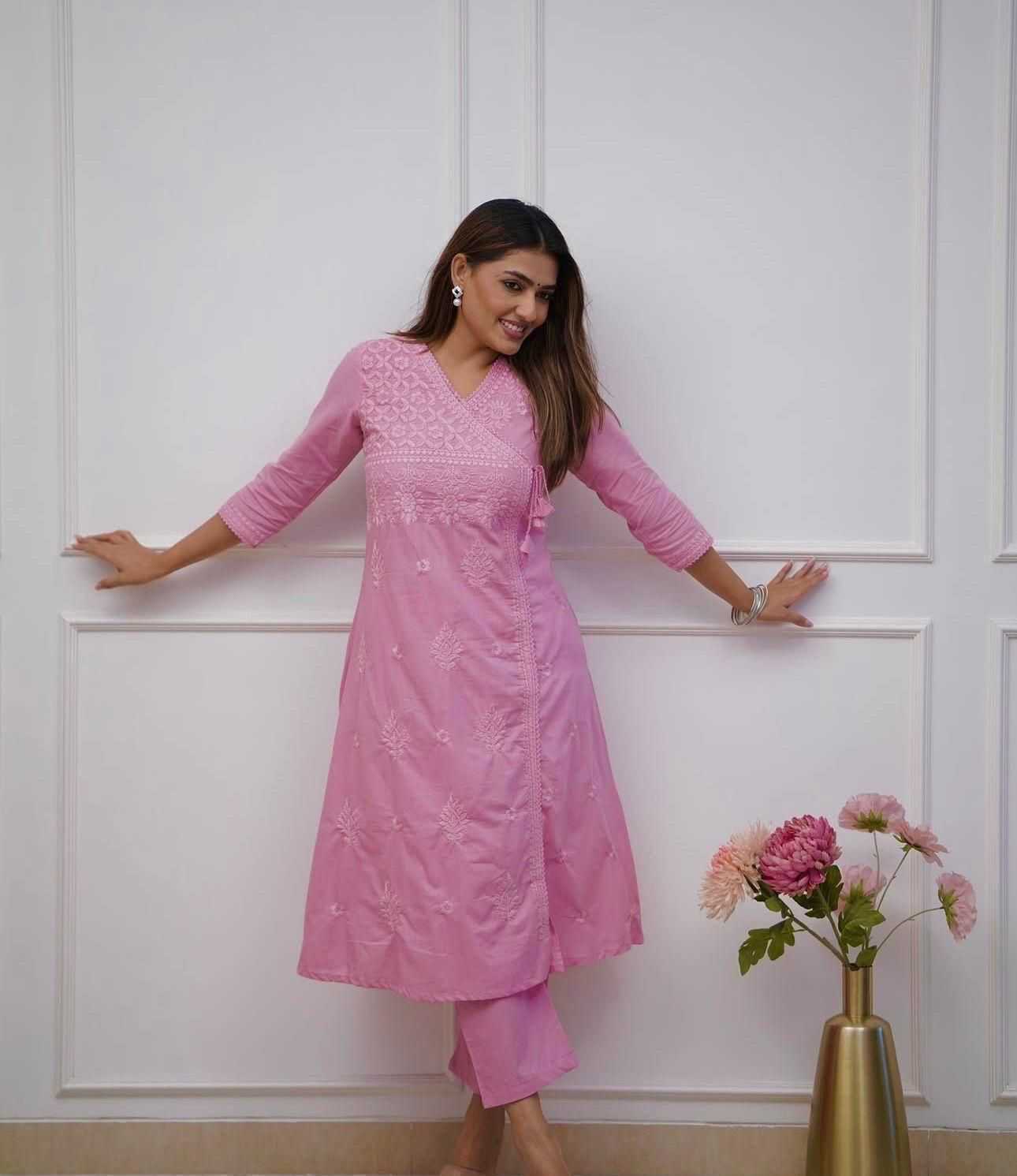 YNF Wholesale Cotton Casual Kurtis KESH684 chikankari | Surat Manufacturer