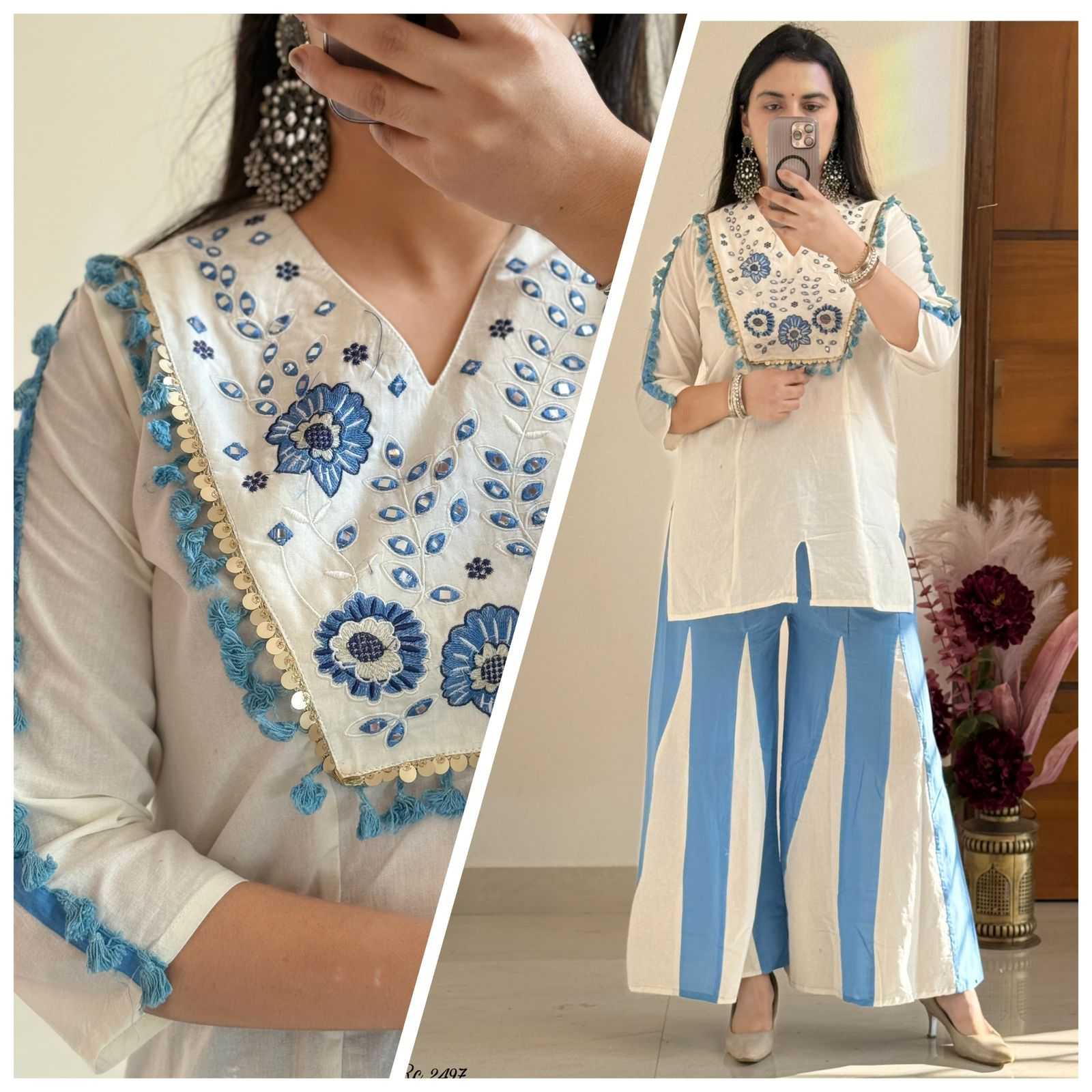 YNF Wholesale Cotton Festive Kurtis KESH684 MINA | Surat Manufacturer