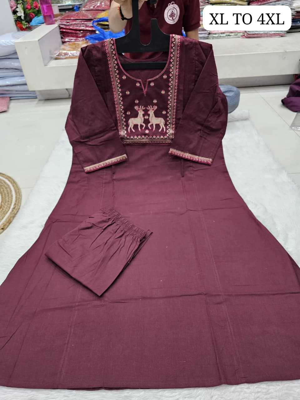 YNF Wholesale Cotton Embroidery Suits KESH720 DHABU | Surat Manufacturer