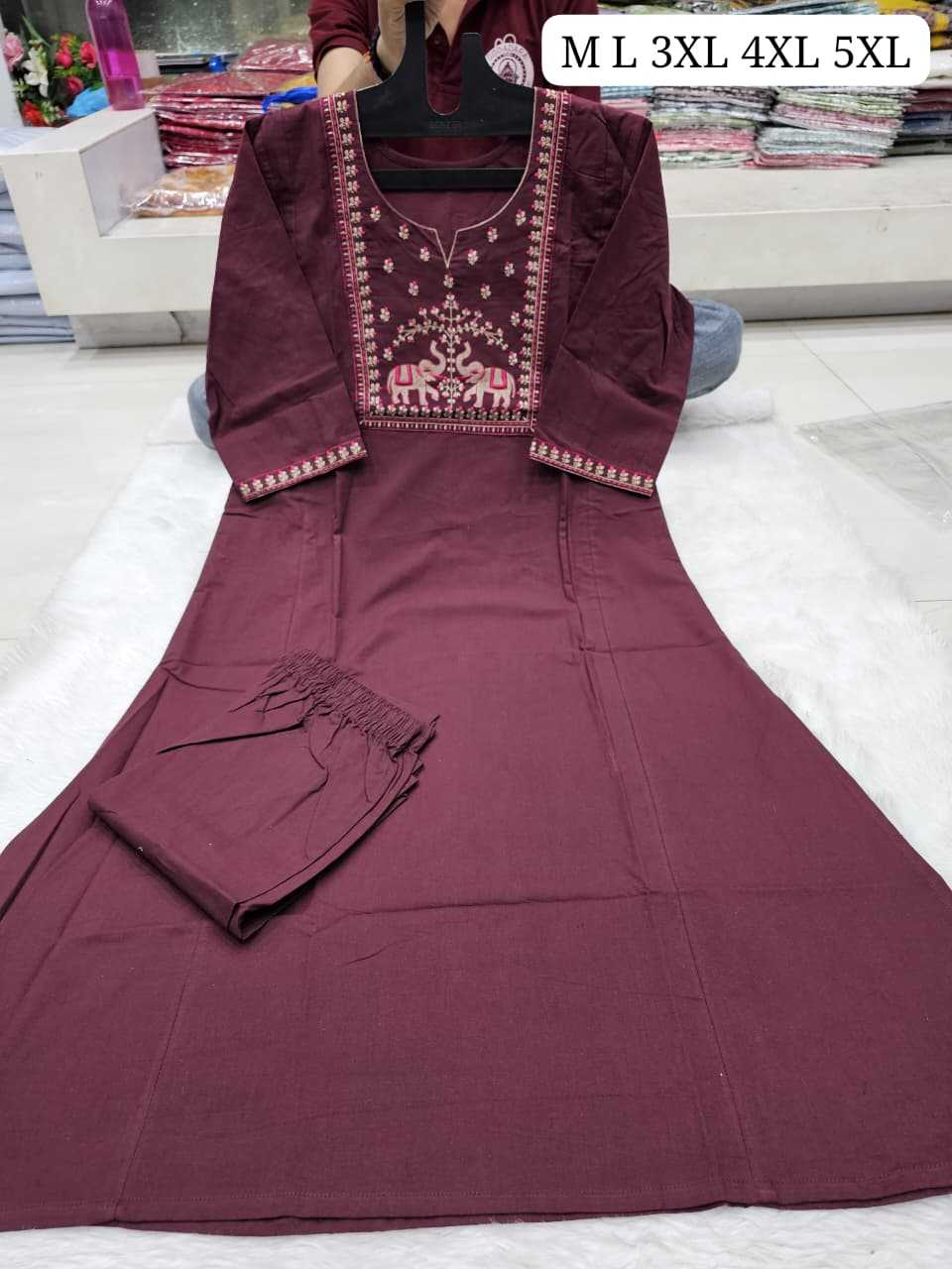 YNF Wholesale Cotton Embroidery Suits KESH720 DHABU | Surat Manufacturer