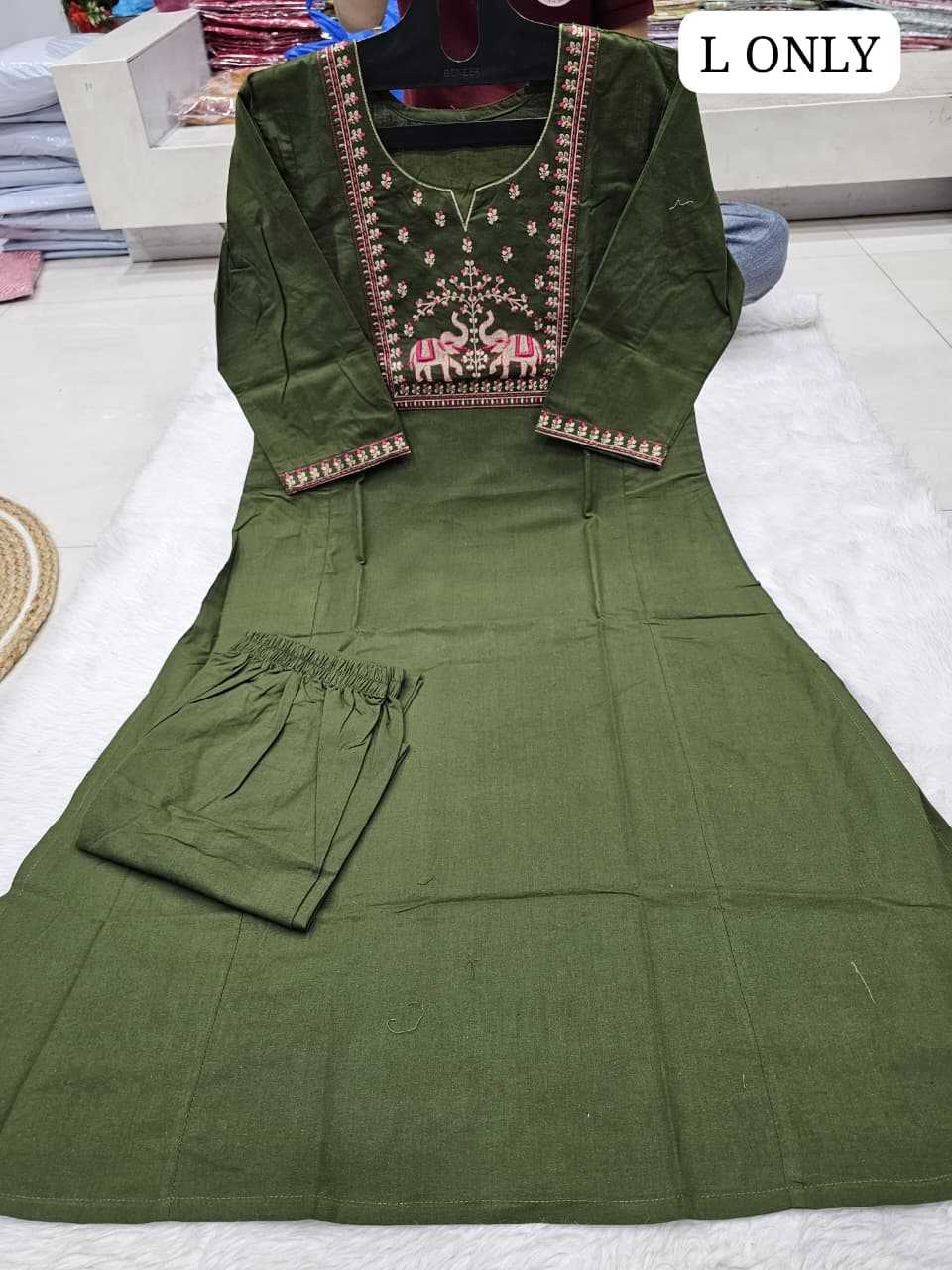YNF Wholesale Cotton Embroidery Suits KESH720 DHABU | Surat Manufacturer