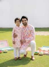 YNF Wholesale Cotton Boys Kurta Pyjama RIN223 Father-Son Combo Kurta Pyjama | Surat Manufacturer