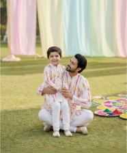 YNF Wholesale Cotton Boys Kurta Pyjama RIN223 Father-Son Combo Kurta Pyjama | Surat Manufacturer