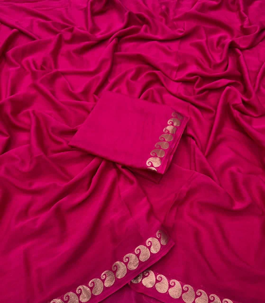 YNF Wholesale Crepe Georgette Sarees KESH547 Chit | Surat Manufacturer