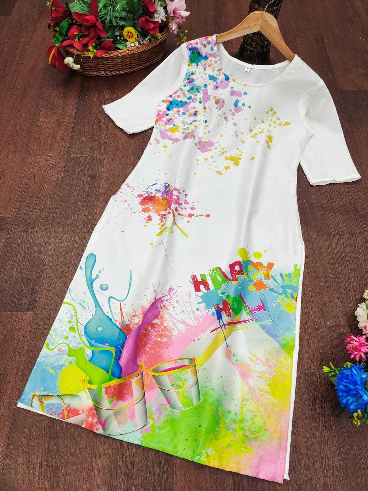 YNF Wholesale Crepe Festive Kurtis RIN235 129 | Surat Manufacturer
