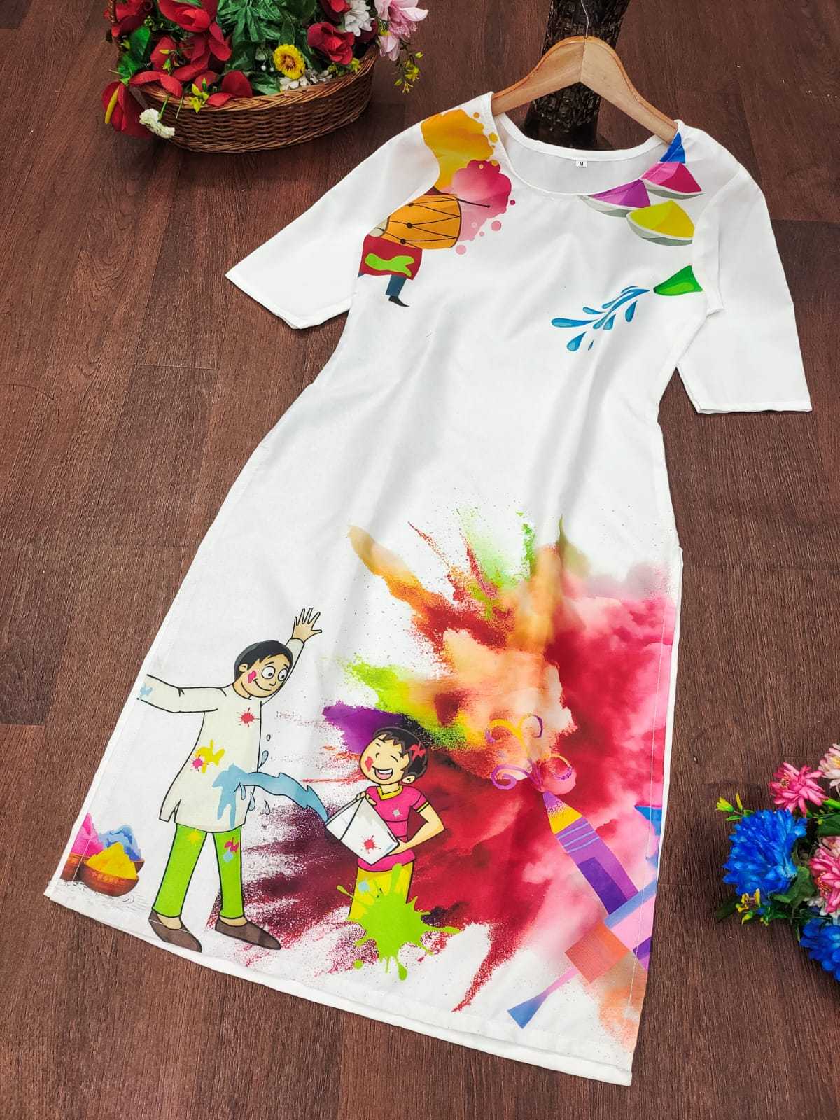 YNF Wholesale Crepe Festive Kurtis RIN235 129 | Surat Manufacturer
