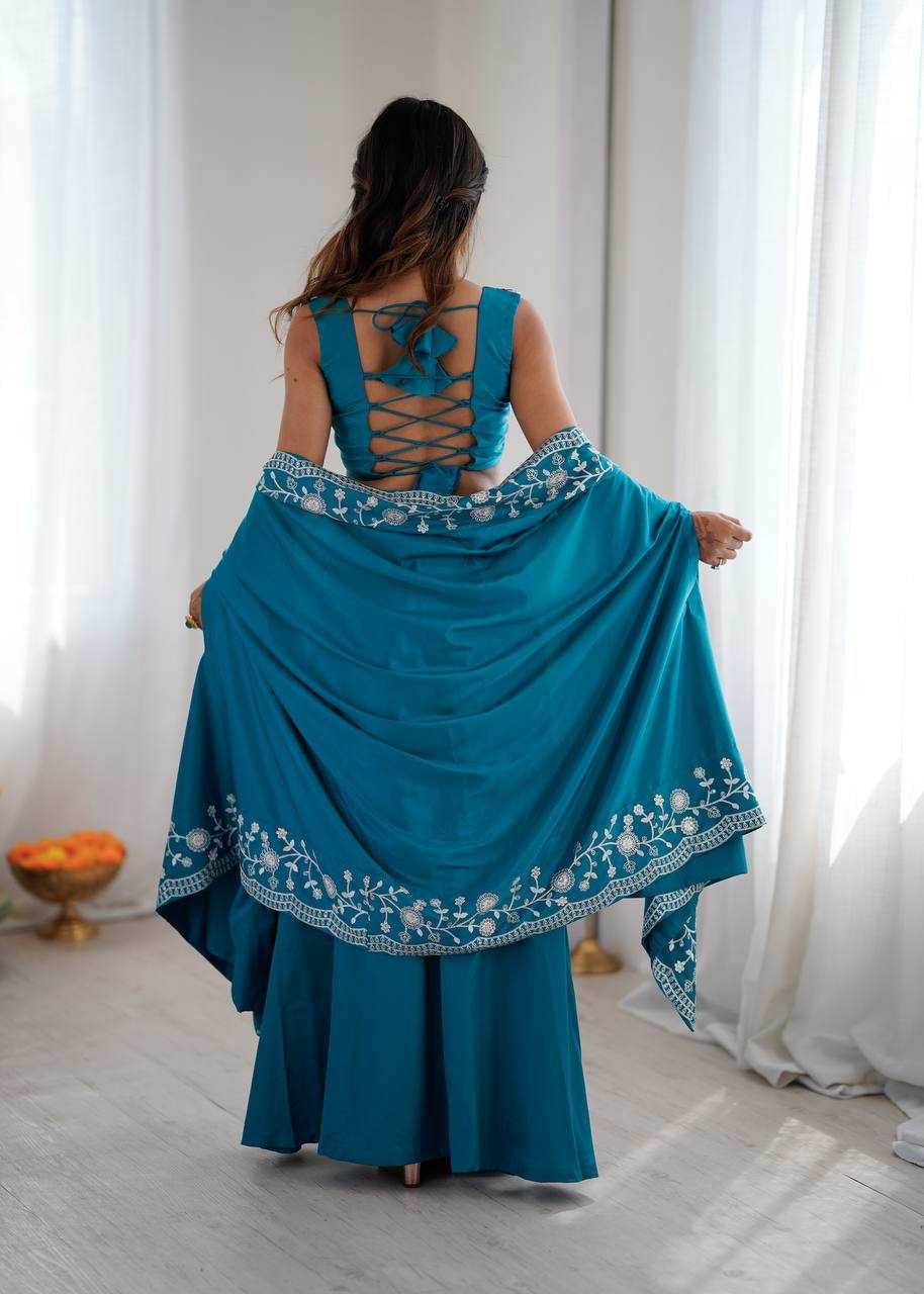 YNF Wholesale Crepe Silk Indo Western Dresses RIN133 73 | Surat Manufacturer