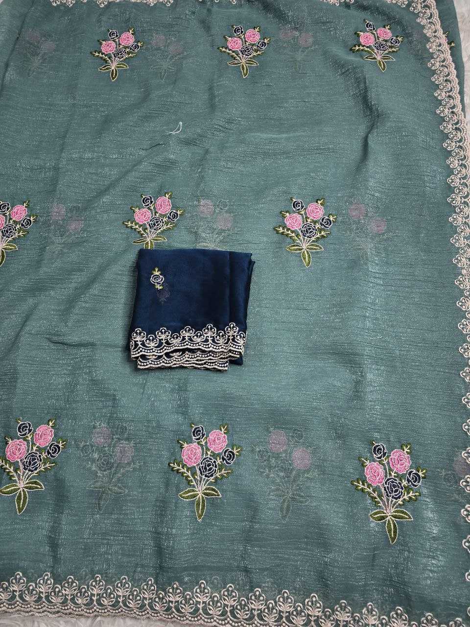 YNF Wholesale Crunchi Designer Sarees RIN216 prital | Surat Manufacturer