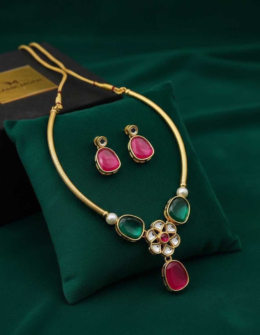 YNF Wholesale Fancy Pearl Necklace Set KESH191 NECKLACE | Surat Manufacturer