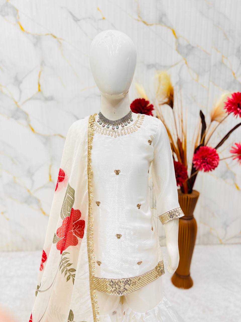 YNF Wholesale Fancy Kids Sharara KESH415 241 | Surat Manufacturer