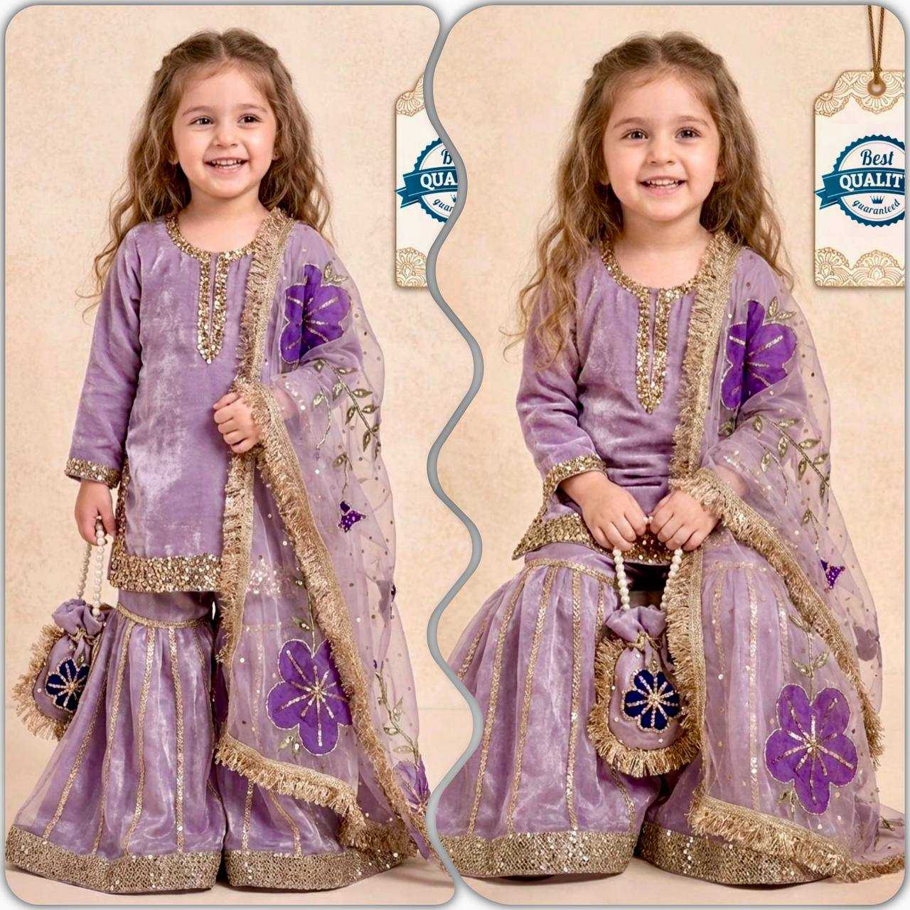 YNF Wholesale Fancy Kids Sharara KESH415 242 | Surat Manufacturer