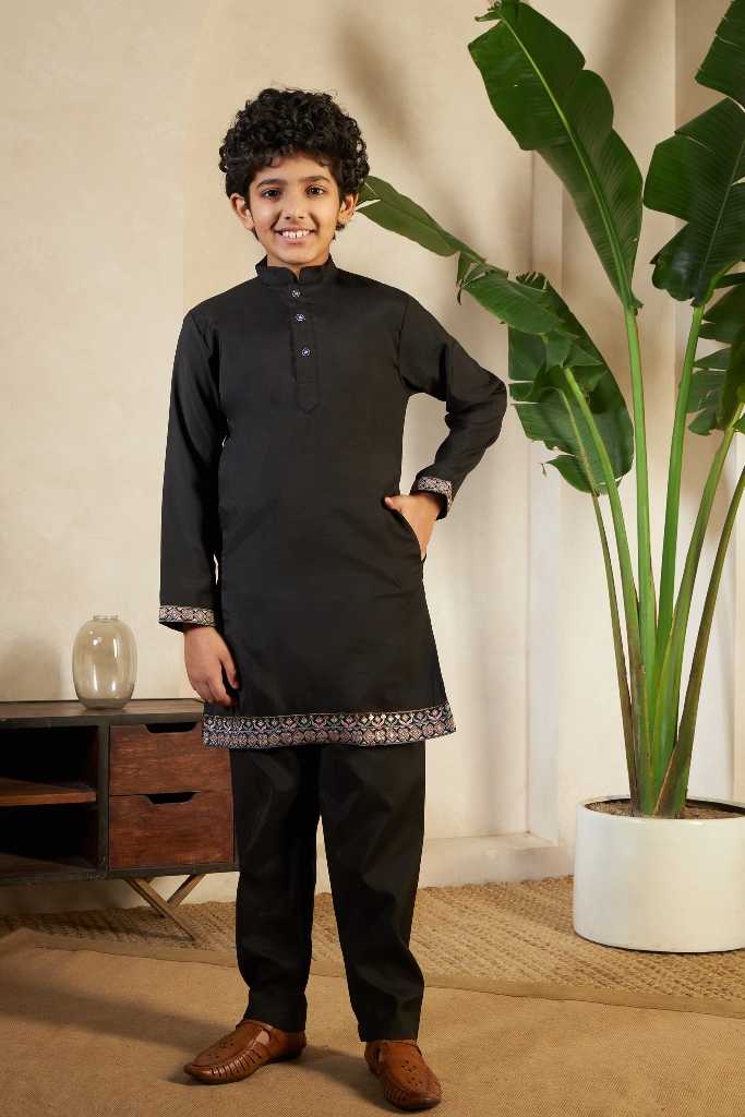 YNF Wholesale Fancy Kids Kurta Pajama KESH481 CLLEORA Viraasat 91051 | Surat Manufacturer