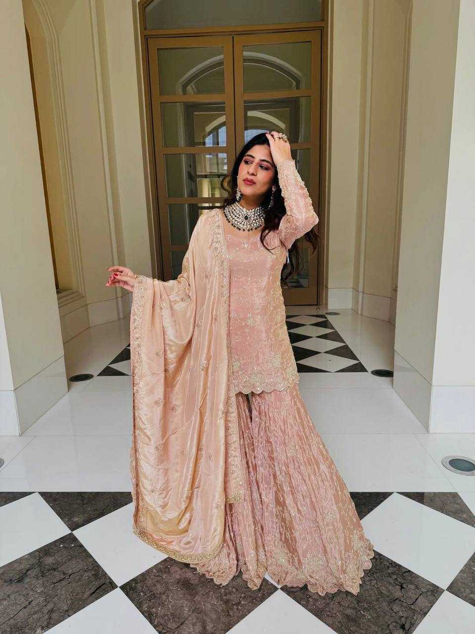 YNF Wholesale Fancy Sharara Salwar Suits KESH499 1704 | Surat Manufacturer