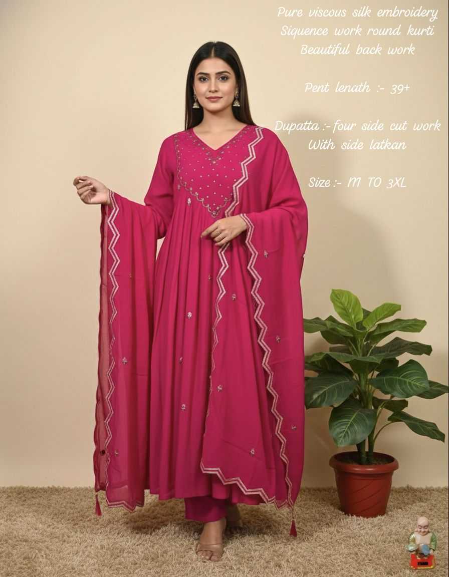 YNF Wholesale Fancy Anarkali Gown KESH594 KACHHI | Surat Manufacturer
