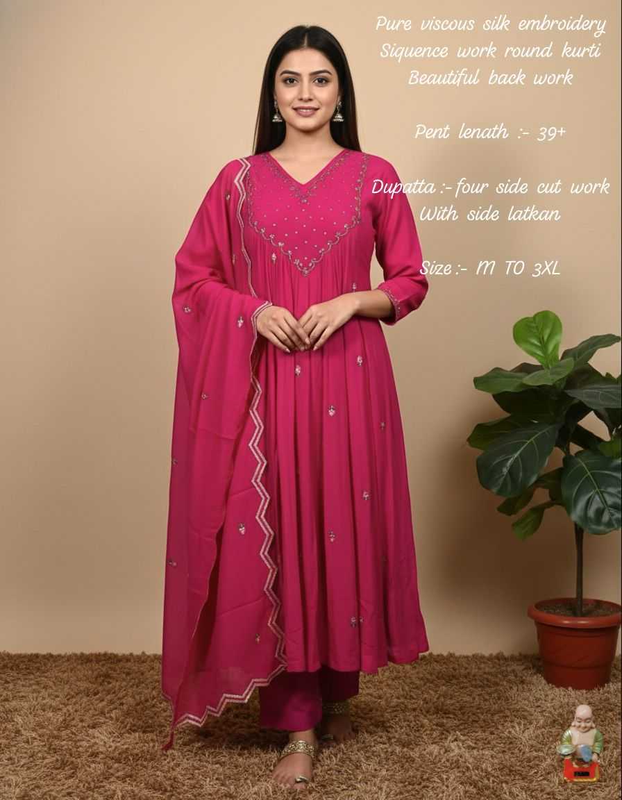 YNF Wholesale Fancy Anarkali Gown KESH594 KACHHI | Surat Manufacturer