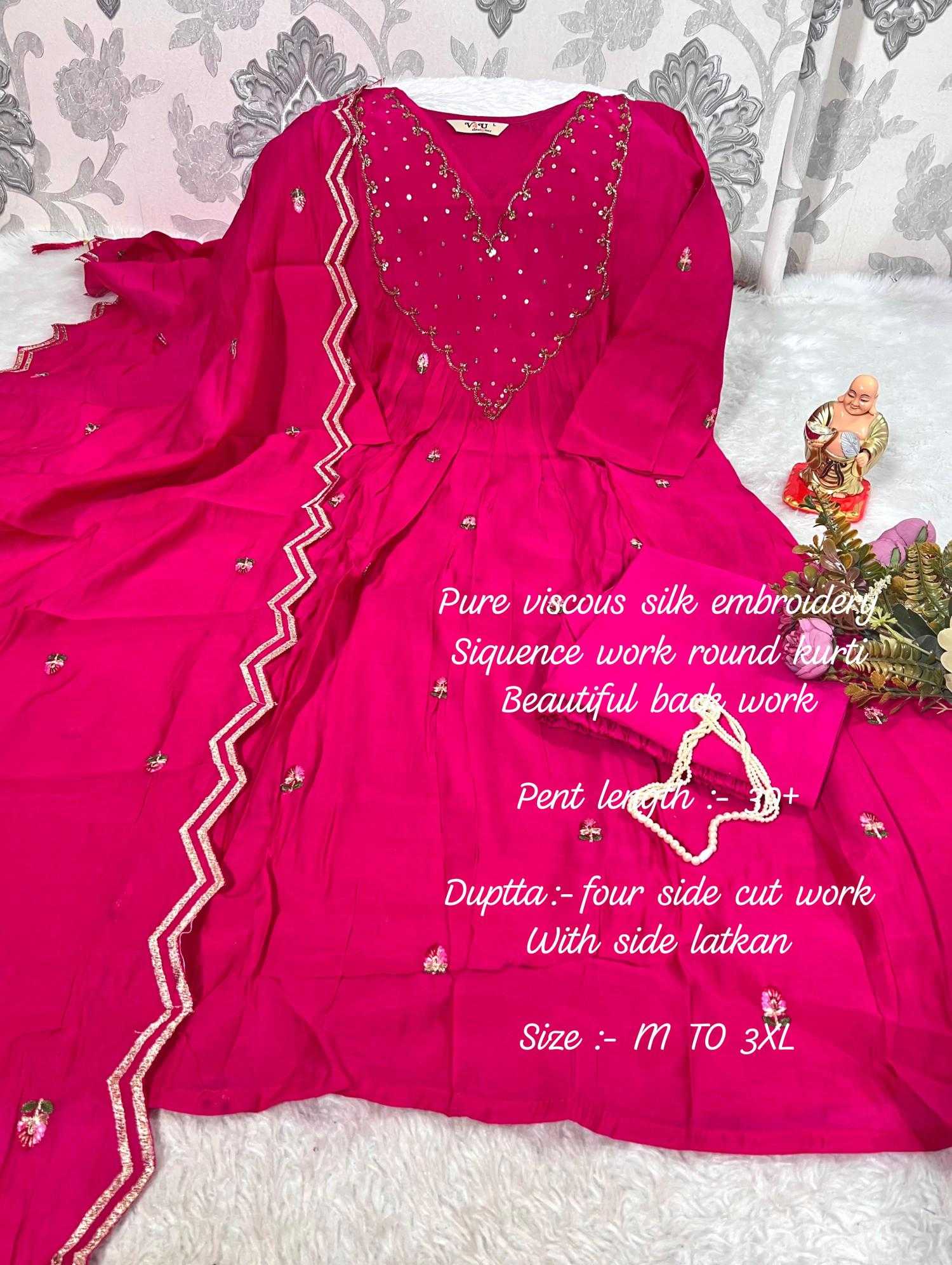 YNF Wholesale Fancy Anarkali Gown KESH594 KACHHI | Surat Manufacturer