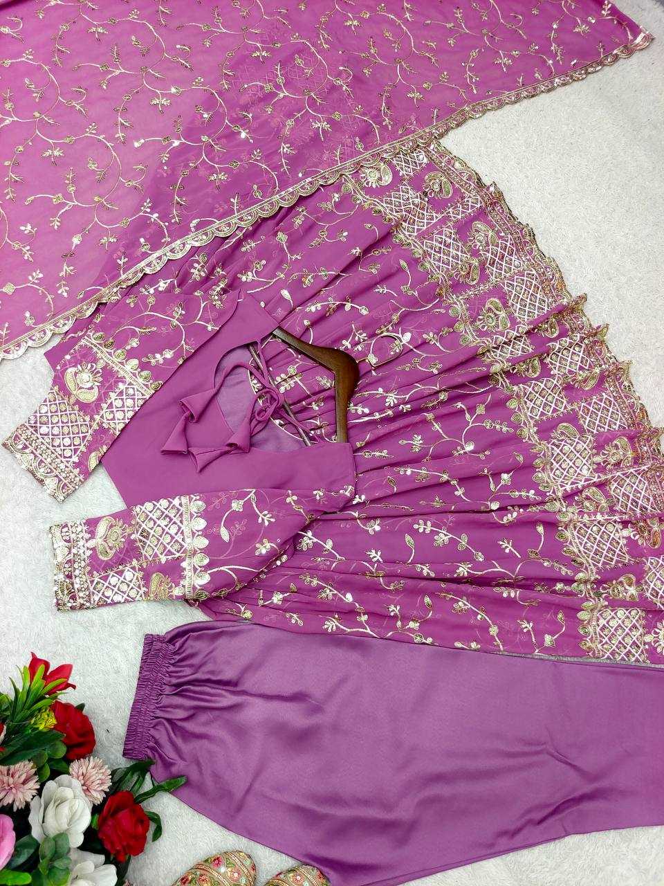 YNF Wholesale Faux Georgette Georgette Gown KESH506 8051 | Surat Manufacturer