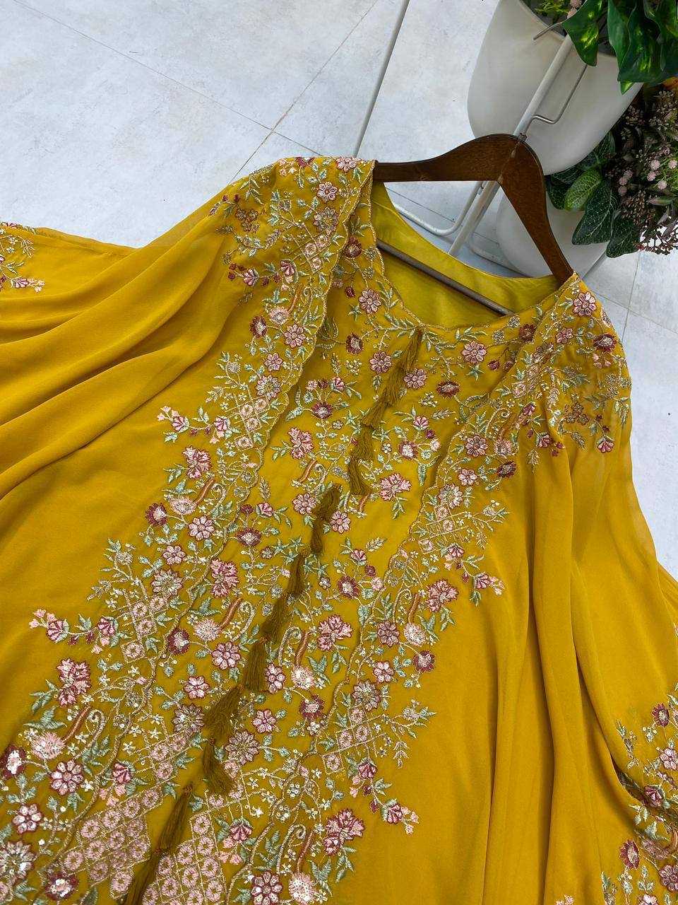 YNF Wholesale Faux Georgette Embroidery Suits KESH514 406 | Surat Manufacturer