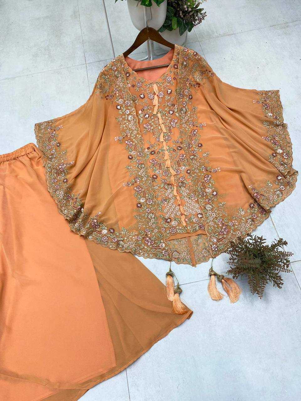 YNF Wholesale Faux Georgette Embroidery Suits KESH514 406 | Surat Manufacturer