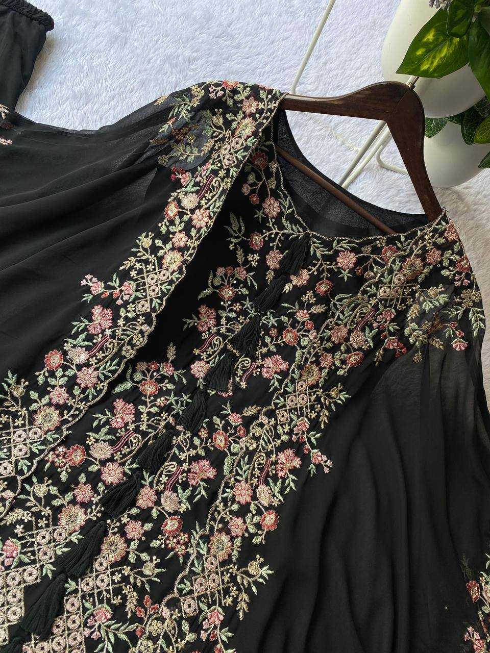 YNF Wholesale Faux Georgette Embroidery Suits KESH514 406 | Surat Manufacturer