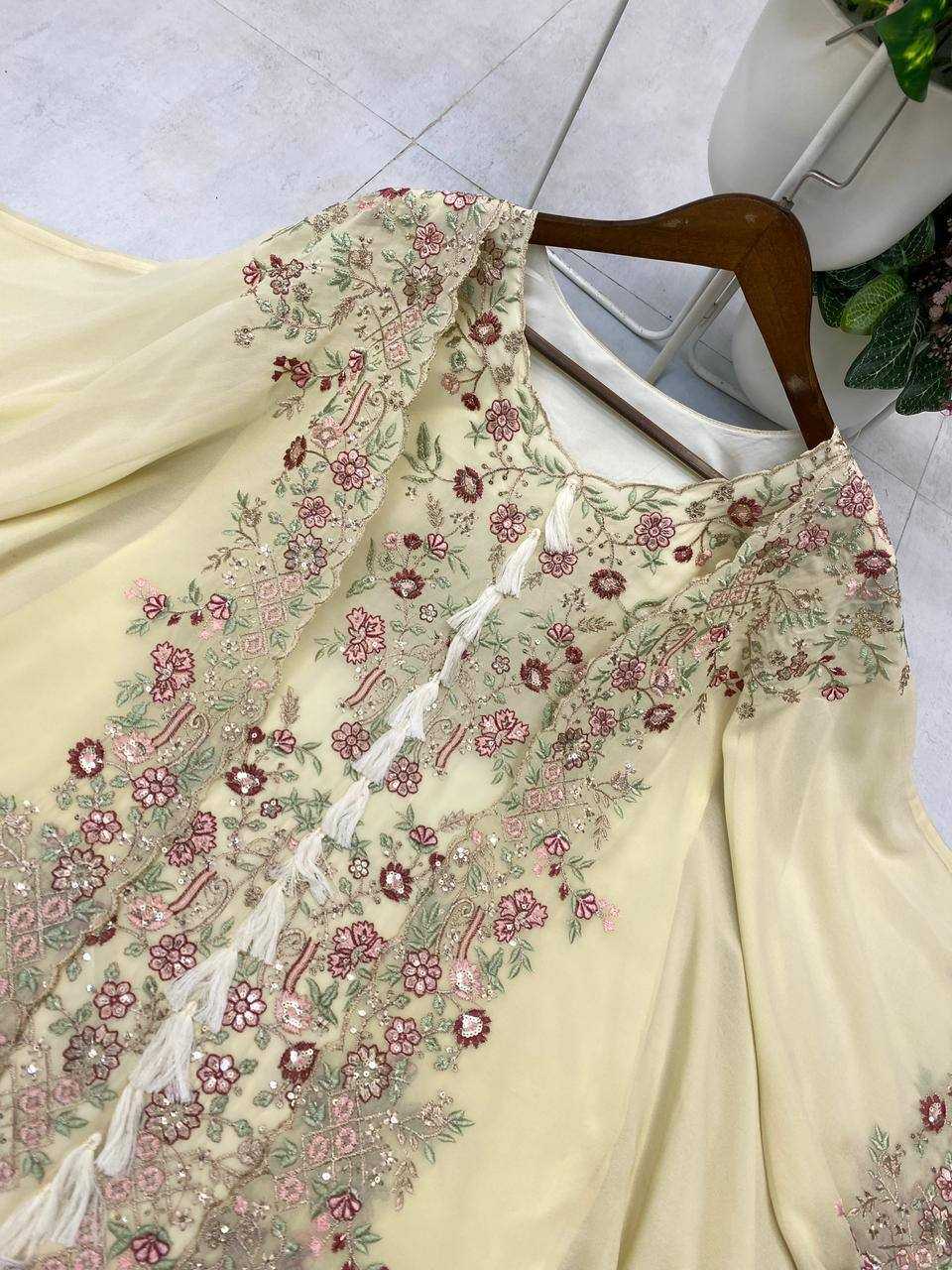 YNF Wholesale Faux Georgette Embroidery Suits KESH514 406 | Surat Manufacturer