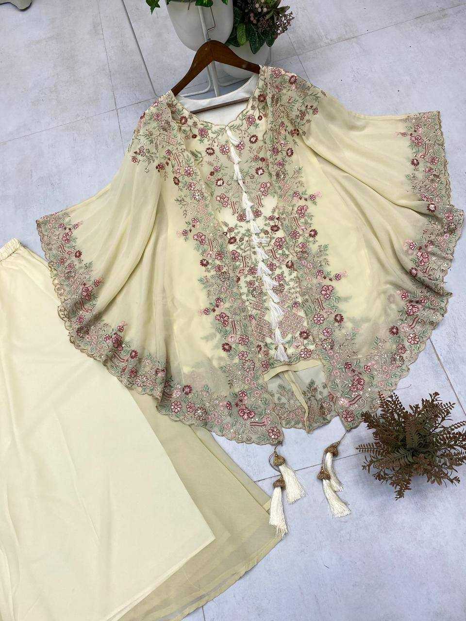 YNF Wholesale Faux Georgette Embroidery Suits KESH514 406 | Surat Manufacturer