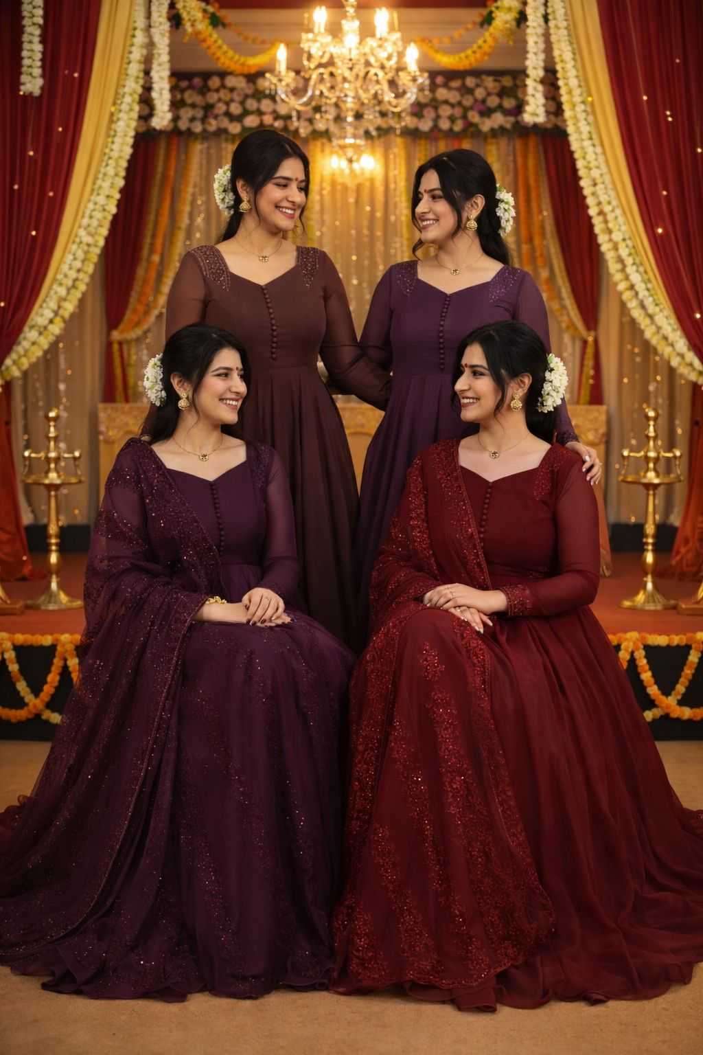 YNF Wholesale Faux Georgette Georgette Gown RIN102 125 | Surat Manufacturer