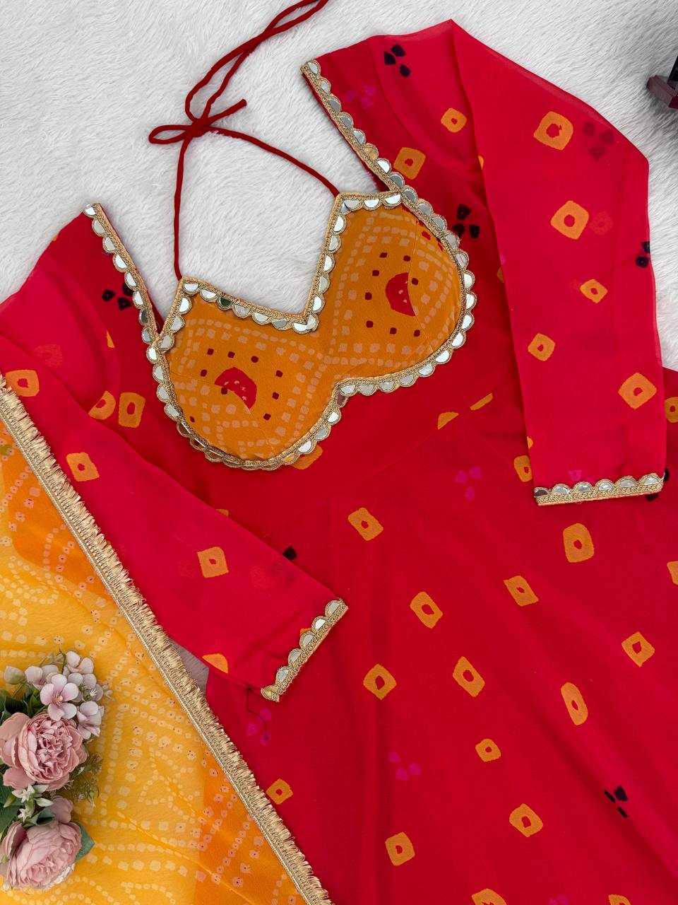 YNF Wholesale Faux Georgette Printed Suits RIN162 5984 | Surat Manufacturer