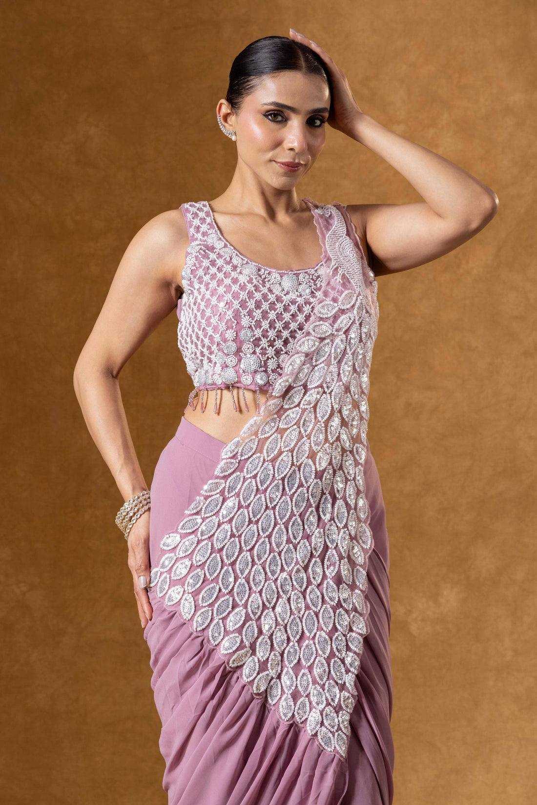YNF Wholesale Faux Georgette Ready To Wear Sarees RIN215 1165 | Surat Manufacturer