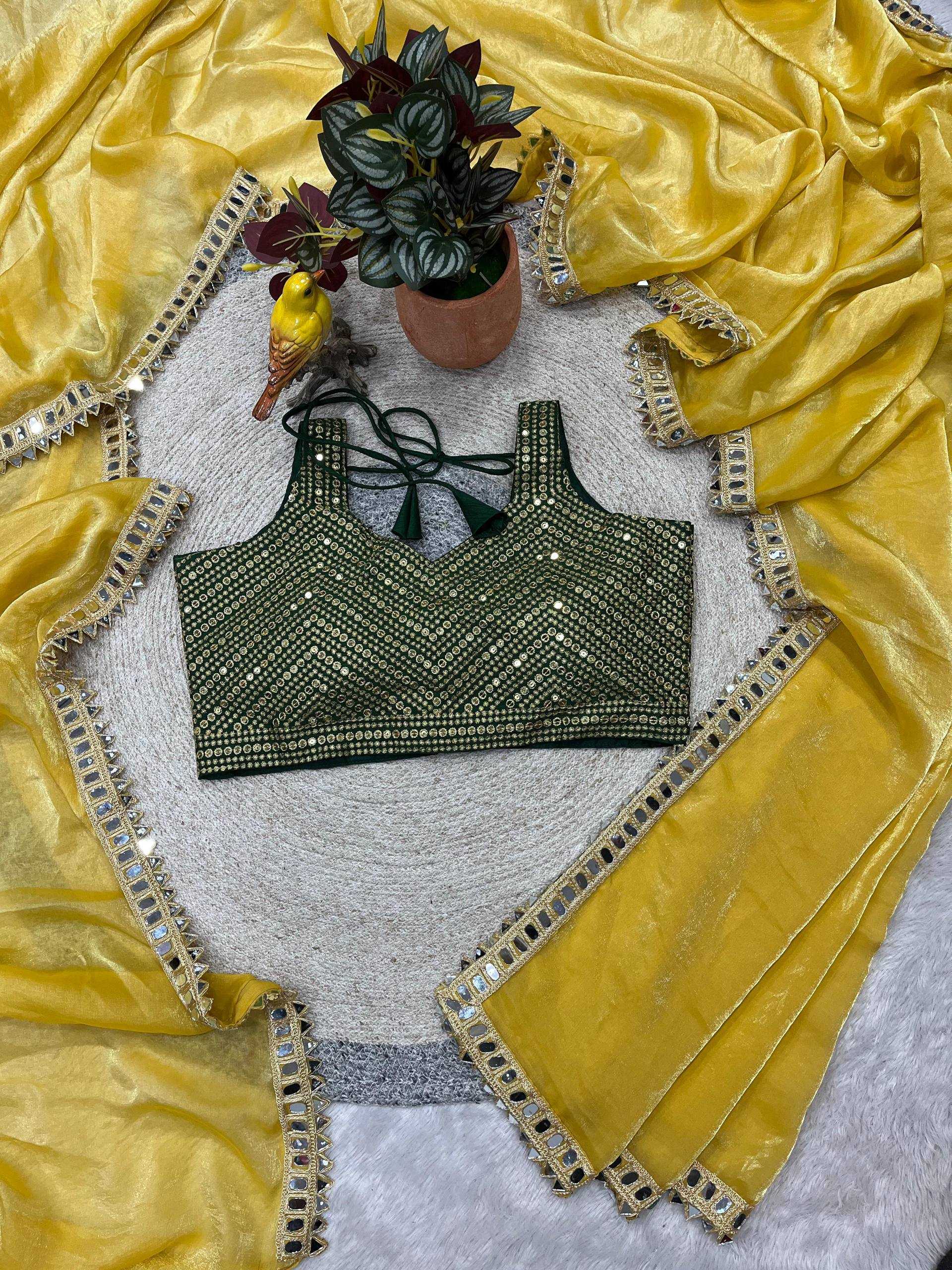 YNF Wholesale FENDY Embroidered Sarees KESH621 6068 | Surat Manufacturer