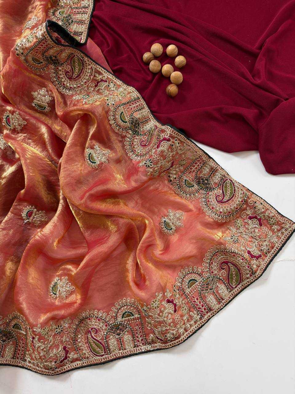 YNF Wholesale FENDY Embroidered Sarees KESH568 | Surat Manufacturer