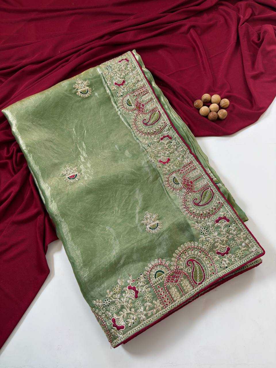 YNF Wholesale FENDY Embroidered Sarees KESH568 | Surat Manufacturer