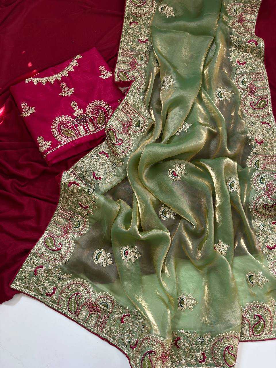 YNF Wholesale FENDY Embroidered Sarees KESH568 | Surat Manufacturer