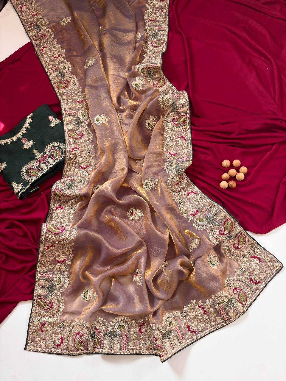 YNF Wholesale FENDY Embroidered Sarees KESH568 | Surat Manufacturer