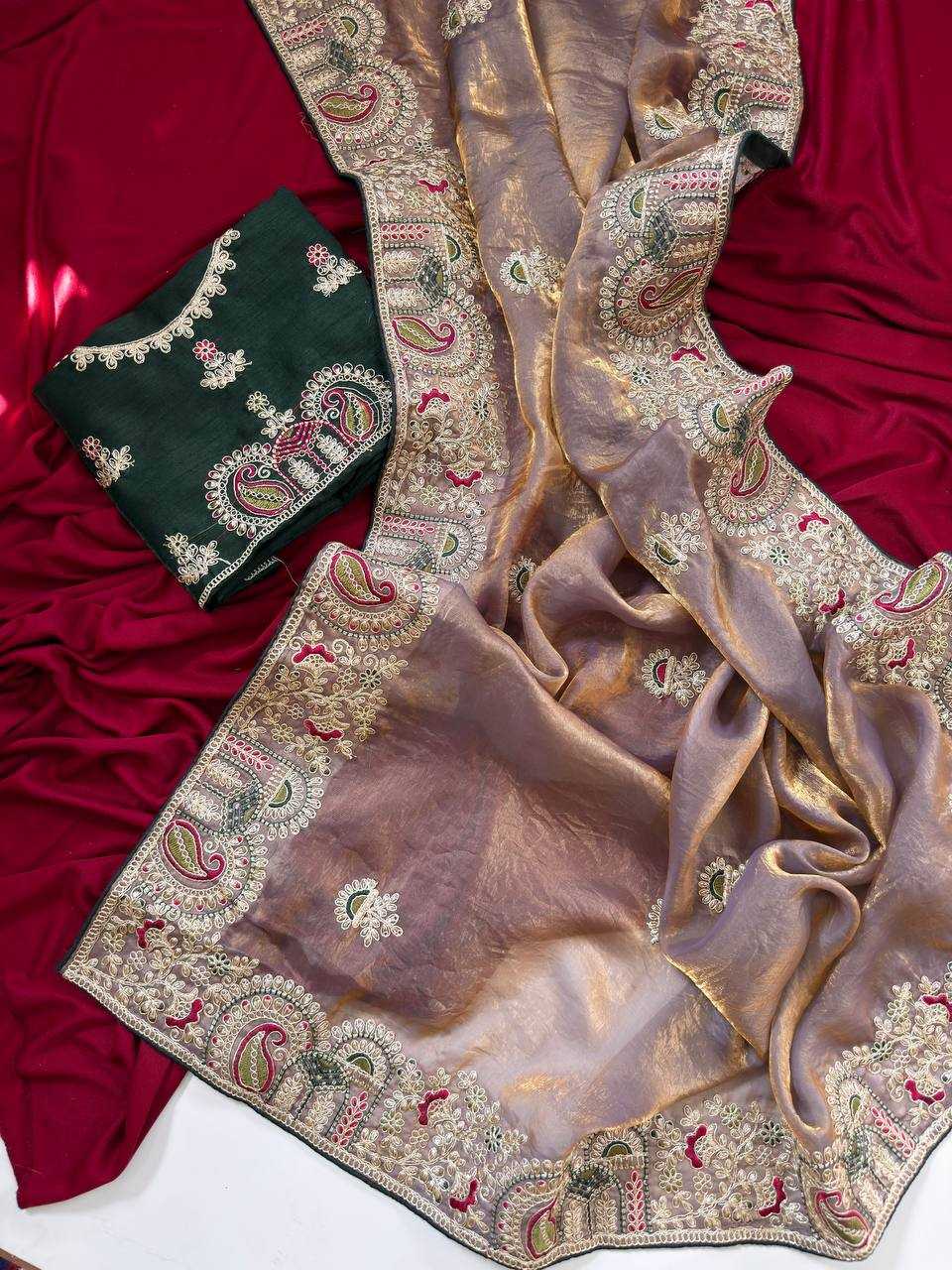 YNF Wholesale FENDY Embroidered Sarees KESH568 | Surat Manufacturer