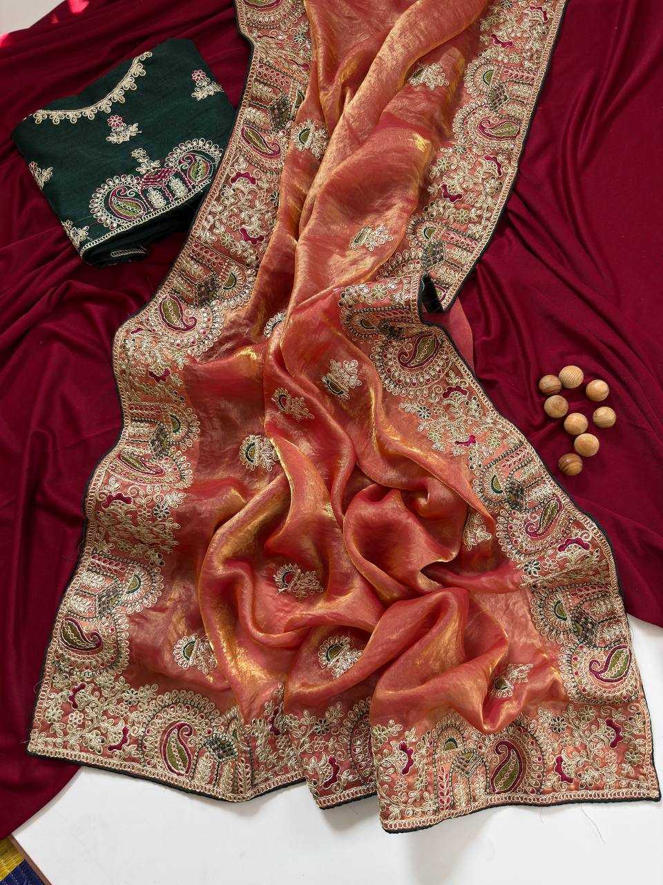 YNF Wholesale FENDY Embroidered Sarees KESH568 | Surat Manufacturer