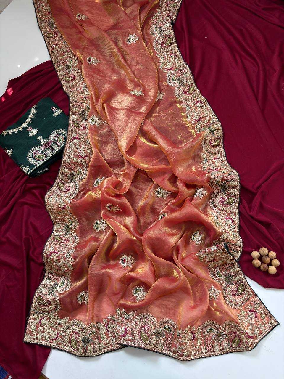 YNF Wholesale FENDY Embroidered Sarees KESH568 | Surat Manufacturer