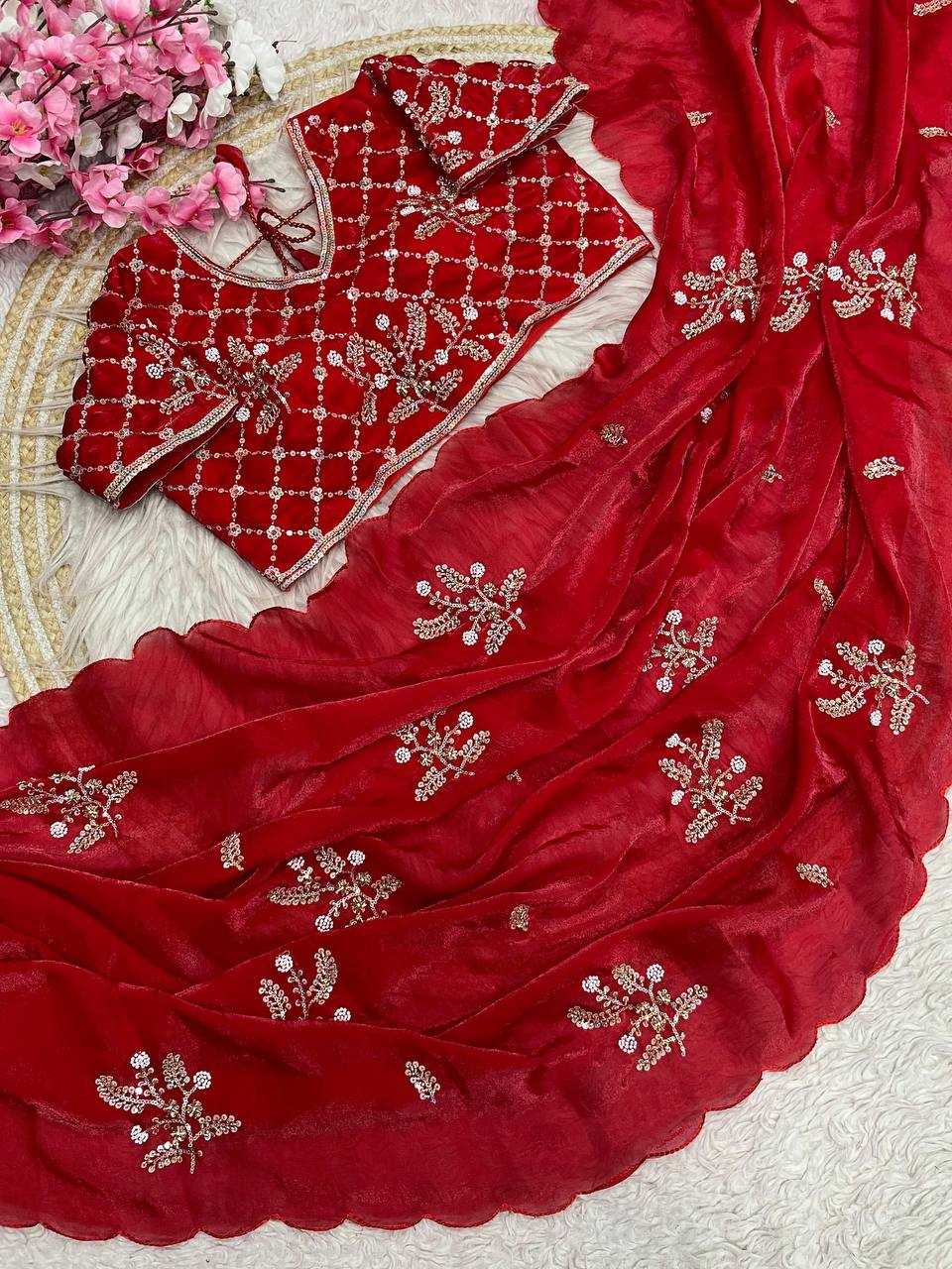 YNF Wholesale FENDY Satin Designer Sarees RIN230 695 | Surat Manufacturer